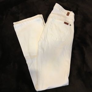 Seven for Mankind White Jeans